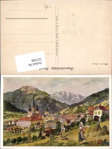 537208,tolle Künstler AK A. Ruep Mariazell Maria Zell