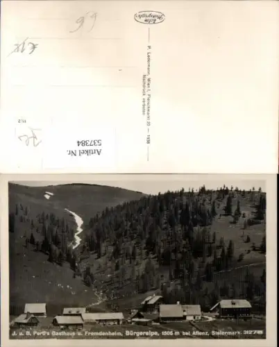 537384,Bürgeralpe bei Aflenz Perts Gasthaus pub Ledermann 31278