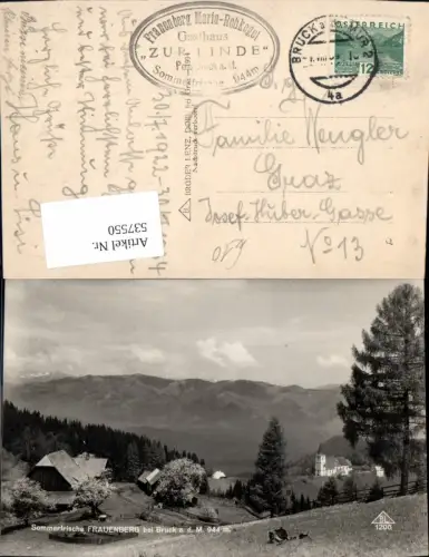 537550,Frauenberg bei Bruck an der Mur Maria Rehkogel