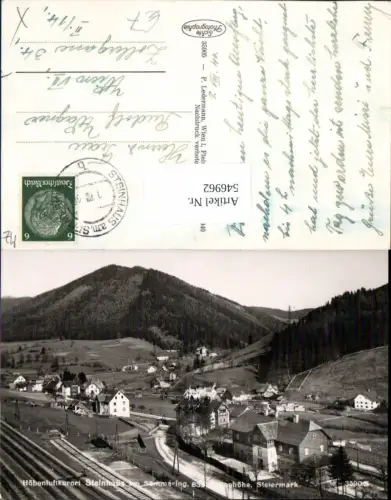 546962,Steinhaus am Semmering Bahnhof Partie Spital am Semmering