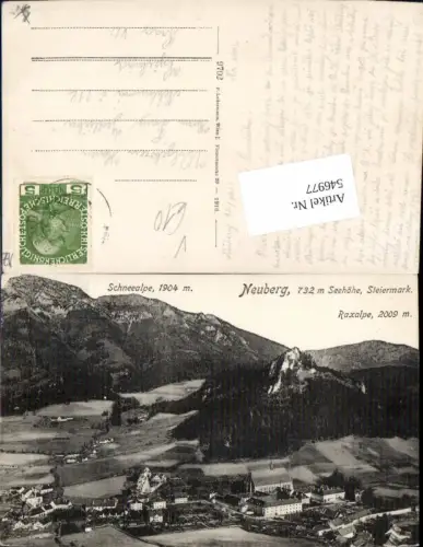 546977,tolle AK Neuberg an der Mürz pub Ledermann 9702