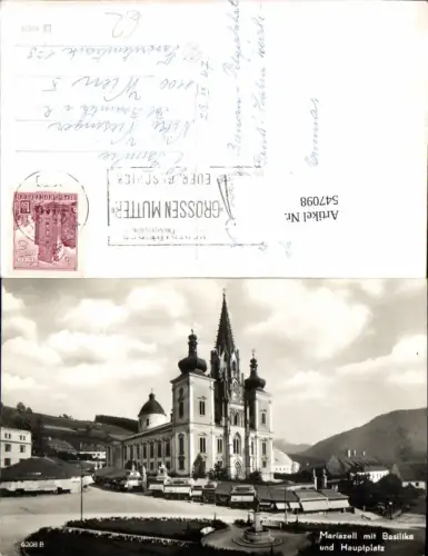 547098,Mariazell Maria Zell Basilika Hauptplatz