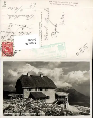 547206,Schneealpenhaus am Schauerkogel b. Kapellen Neuberg an der Mürz