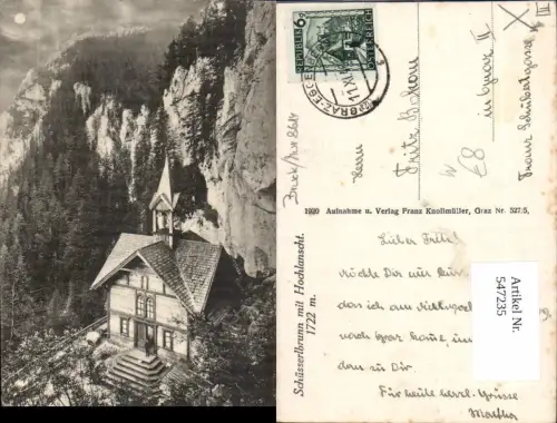 547235,Schüsserlbrunn m. Hochlantsch Mixnitz St. Erhard pub Knollmüller 527-5