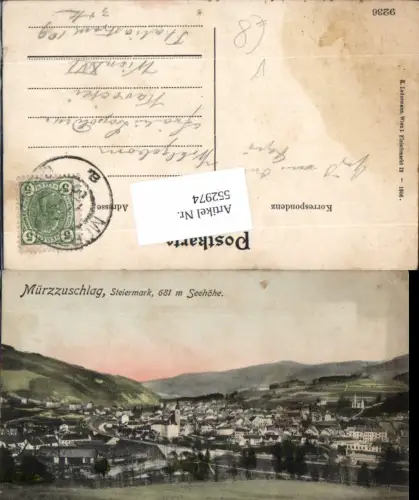 552974,tolle AK Mürzzuschlag