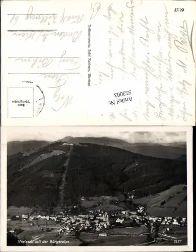 553003,Mariazell Maria Zell Bürgeralpe