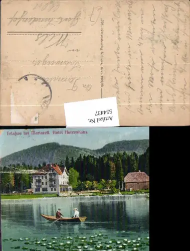 554437,Künstler AK Erlaufsee Mitterbach Mariazell Maria Zell