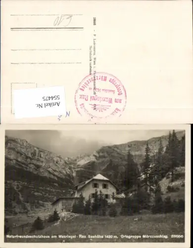 554475,Naturfreundehaus Waxriegel Rax Puchberg Mürzzschlag Schneeberg