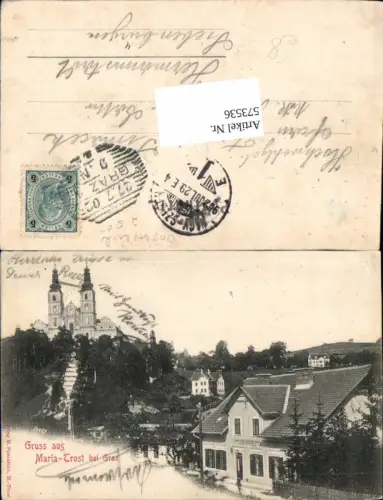 573536,Gruss aus Mariatrost bei Graz