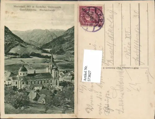 573627,Mariazell Gnadenkirche Hochschwab pub P. Ledermann 18102