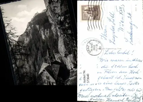 573640,Foto Ak Breitenau am Hochlantsch Wallfahrtskapelle Schüsserlbrunn
