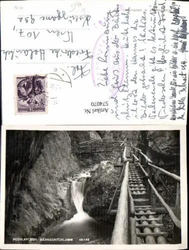 574070,Hochlantsch Bärenschützklamm Steg Pernegg an der Mur Mixnitz