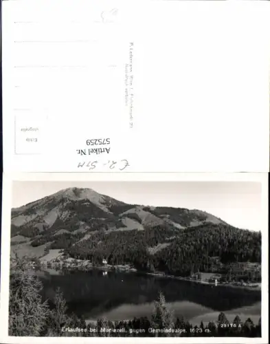 575259,Mariazell Maria Zell Erlaufsee Gemeindealpe