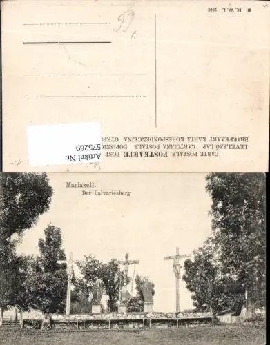 575269,Mariazell Maria Zell Calvarienberg Kalvarienberg pub B.K.W.I. 2366