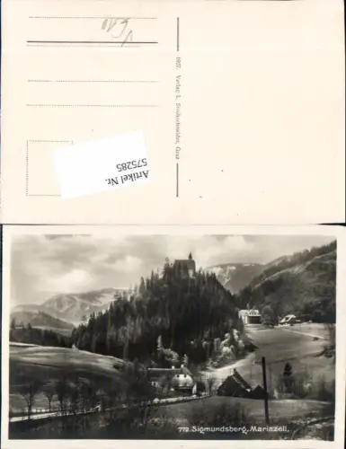 575285,Mariazell Maria Zell Sigmundsberg Siegmundsberg