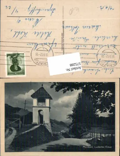 575288,Mariazell Maria Zell Luckertes Kreuz Marterl