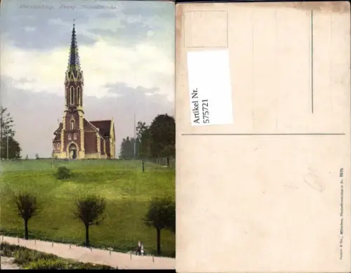 575721,tolle AK Mürzzuschlag Evangelische Kirche pub Purger Co. 8575