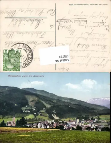 575723,tolle AK Mürzzuschlagpub Purger e Co. 8572