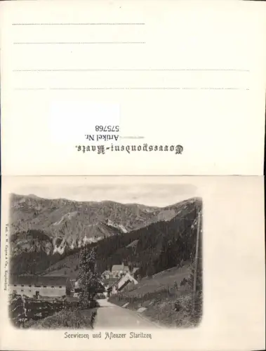 575768,Seewiesen m. Aflenzer Staritzen Aflenz Thörl