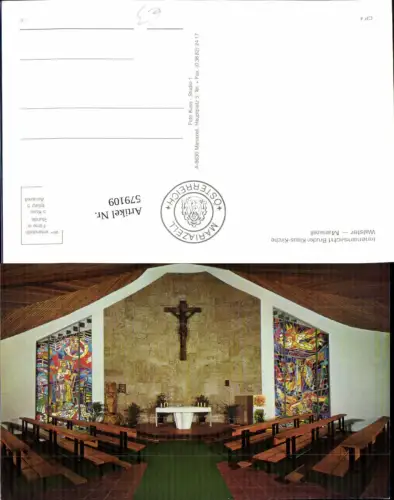 579109,Mariazell Walster Innenansicht Bruder-Klaus-Kirche