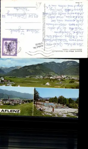 579132,Mehrbild Ak Aflenz Schwimmbad Totale