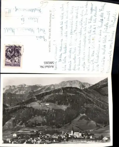 580265,Foto Ak Aflenz m. Hochschwab