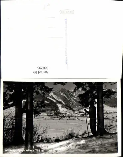 580295,Foto Ak Aflenz Wintersport Ski Schi