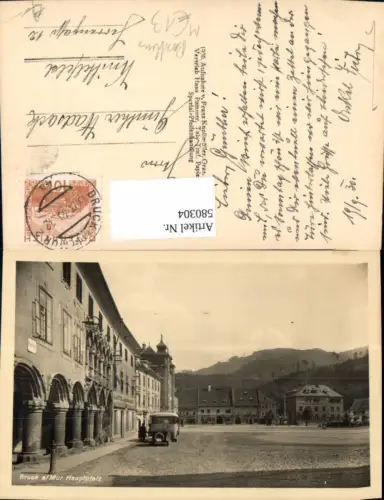 580304,Bruck a. d. Mur Hauptplatz Postbus Bus