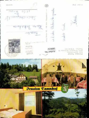 580632,Mehrbild Ak Krieglach Pension Tannhof