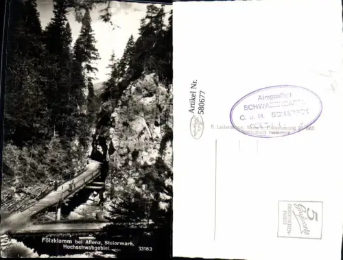580677,Fölzklamm bei Aflenz Thörl Hochschwab