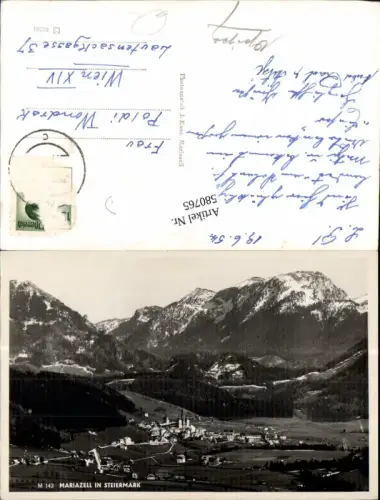 580765,Foto Ak Mariazell Totale