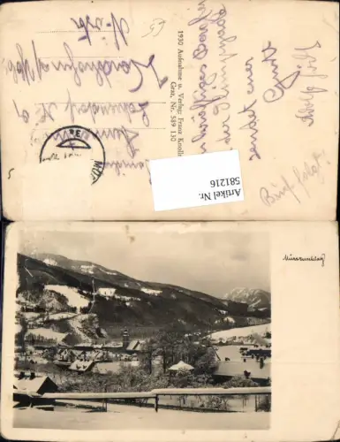 581216,Foto Ak Mürzzuschlag Winteransicht