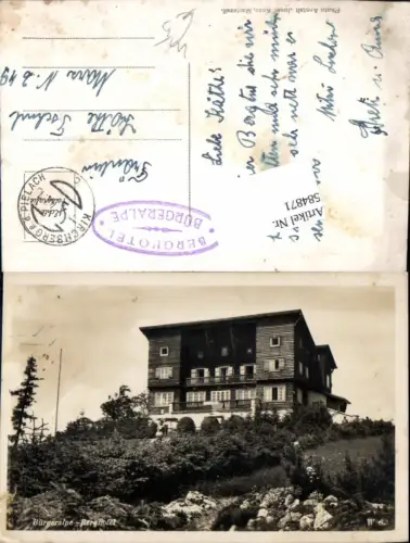 584871,Mariazell Maria Zell Bürgeralpe Berghotel