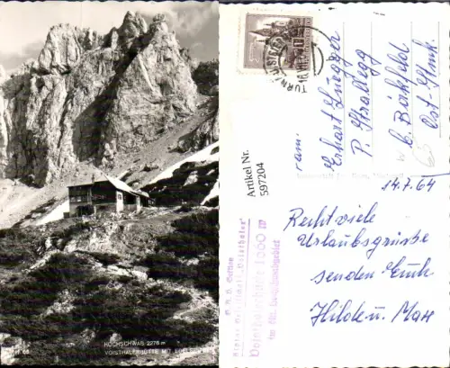 597204,Hochschwab Voisthalerhütte Turnau Seewiesen Aflenz