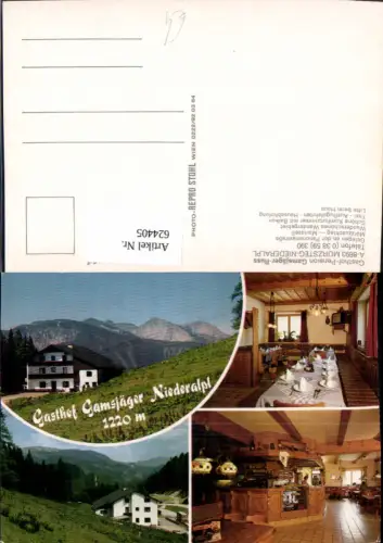 624405,Mehrbild Ak Mürzsteg Niederalpl Gasthof Pension Gamsjäger-Russ Neuberg an der Mürz