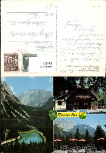 624537,Mehrbild Ak Tragöß-Sankt Katharein Tragöß m. Meßnerin Seerestaurant Kainzer Grüner See