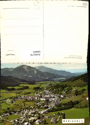 640825,Mariazell Totale pub Alpine Luftbild FÖ 56239