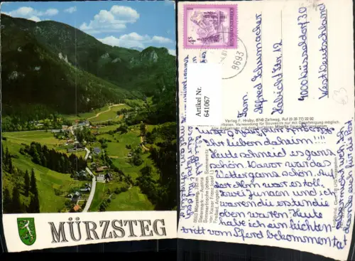 641067,Mürzsteg Ansicht Neuberg an der Mürz
