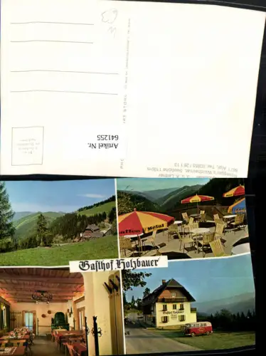 641255,Mehrbild Ak Alpl Krieglach Gasthof Holzbauer VW Bus
