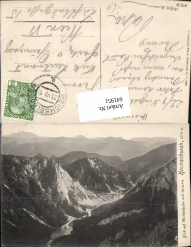 641951,Hochschwab Weichselboden Aflenz St. Ilgen Mixnitz