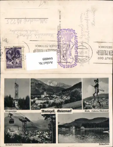 644889,Mariazell Maria Zell Erlaufsee Aussichtsturm Bürgeralpe