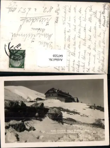 Karl Ludwig Haus Rax Kapellen Altenberg an der Rax Neuberg an der Mürz