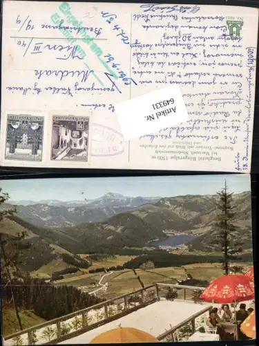 649331,Mariazell Maria Zell Berghotel Bürgeralpe