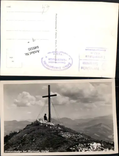 649335,Mariazell Maria Zell Gemeindealpe Kreuz Gipfelkreuz