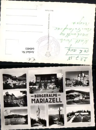 649493,Mariazell Maria Zell Bürgeralpe