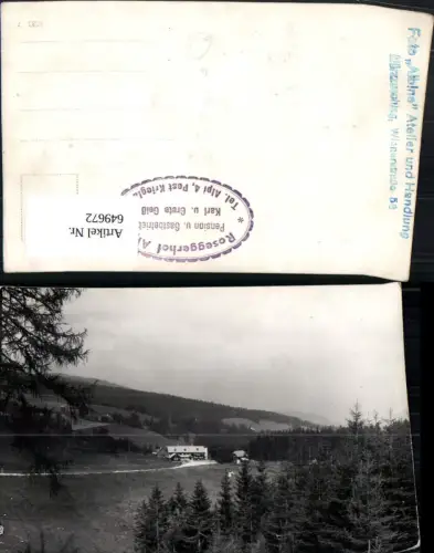 649672,Foto Ak Roseggerhof Alpl Krieglach