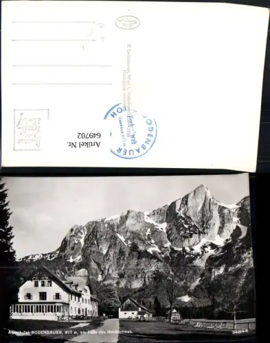 649702,Foto Ak Alpenhotel Bodenbauer Hochschwab Sankt Ilgen