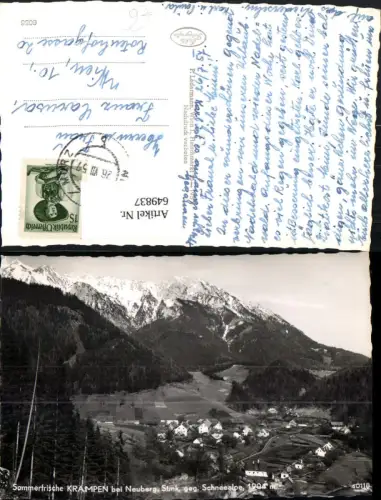 649837,Foto Ak Krampen b. Neuberg an der Mürz geg. Schneealpe