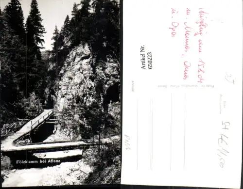 650223,Foto Ak Fölzklamm b. Aflenz Kurort