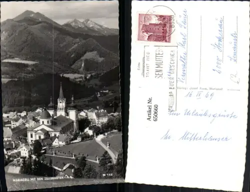 650660,Foto Ak Mariazell mit den Zellerhüten